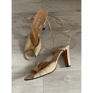 Gucci Vintage Suede Block Heel Size 39